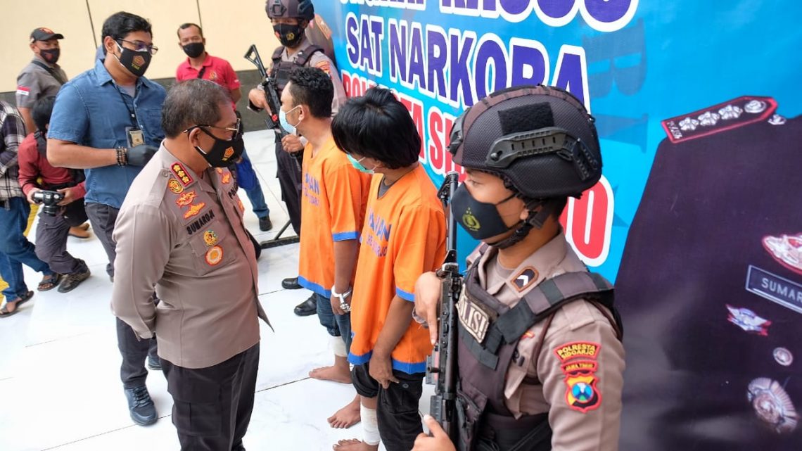 Polresta Sidoarjo Tangkap Pengedar asal Jombang