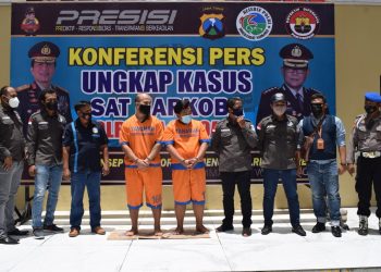 Tersangka Narkoba asal luar Negeri di Bekuk Polresta Sidoarjo