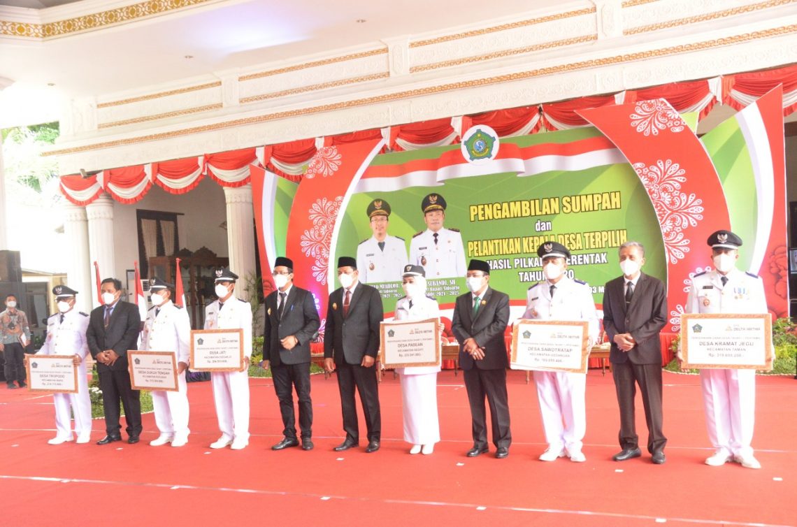 Pelantikan 172 Kades se Sidoarjo Tuntas