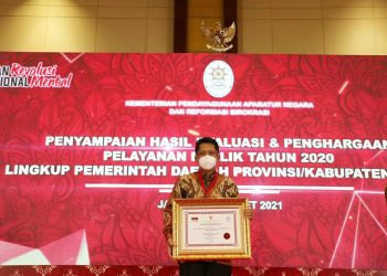 DPMPTSP Sidoarjo Raih Predikat Pelayanan Prima A