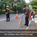Walikota Surabaya Turun Menyapu Dedaunan di Jl A. Yani