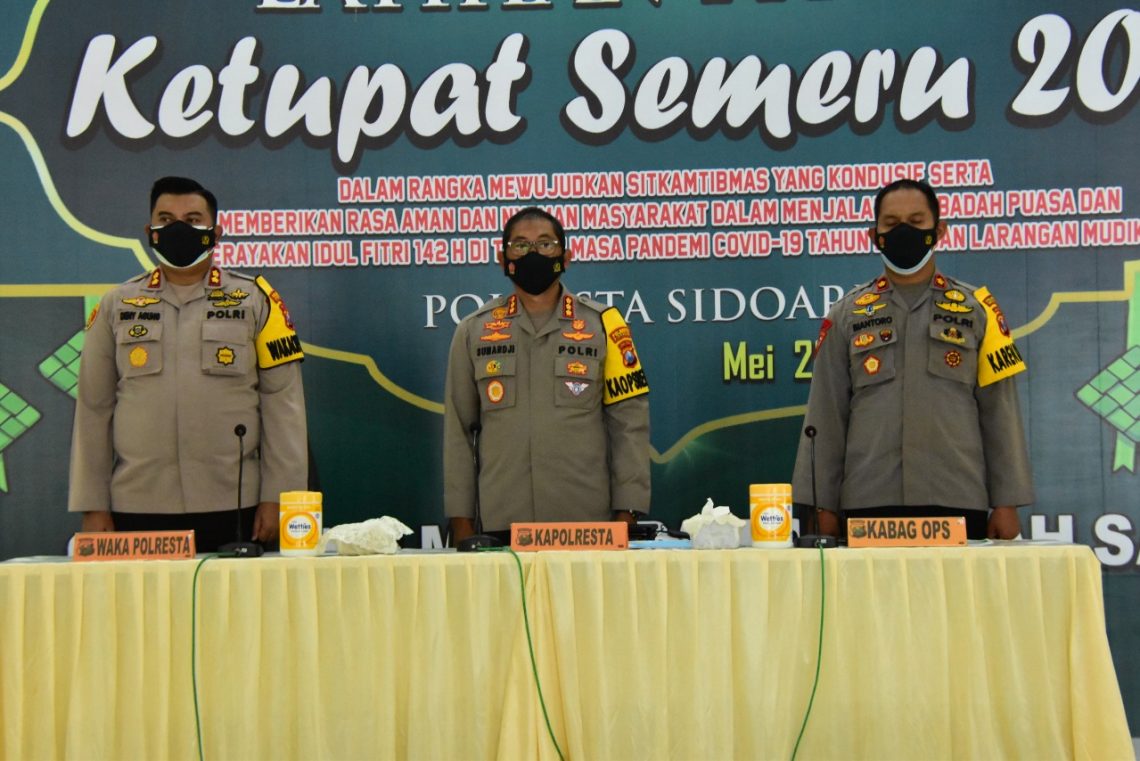 Kapolresta Pimpin Operasi Ketupat Semeru 2021
