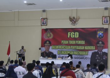 Pencegahan Narkoba, Polresta Sidoarjo Gelar FGD