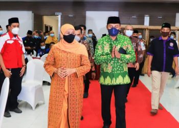Di Batam, Khofifah Imbau Warga Jatim Tidak Mudik