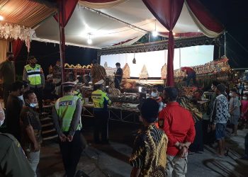 Hajatan di Rumah Kades Elok Dibubarkan Polisi