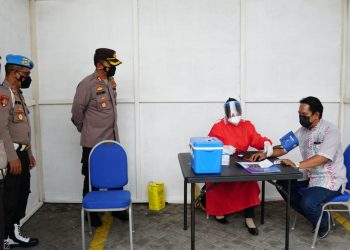 Urus SIM di Polresta Sidoarjo, Bonus Vaksin Covid-19