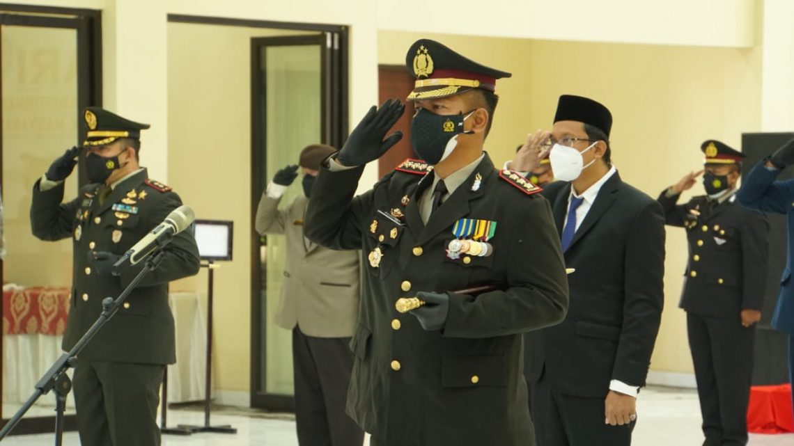 Forkopimda Ikuti Upacara Hari Bhayangkara ke-75 Secara Virtual