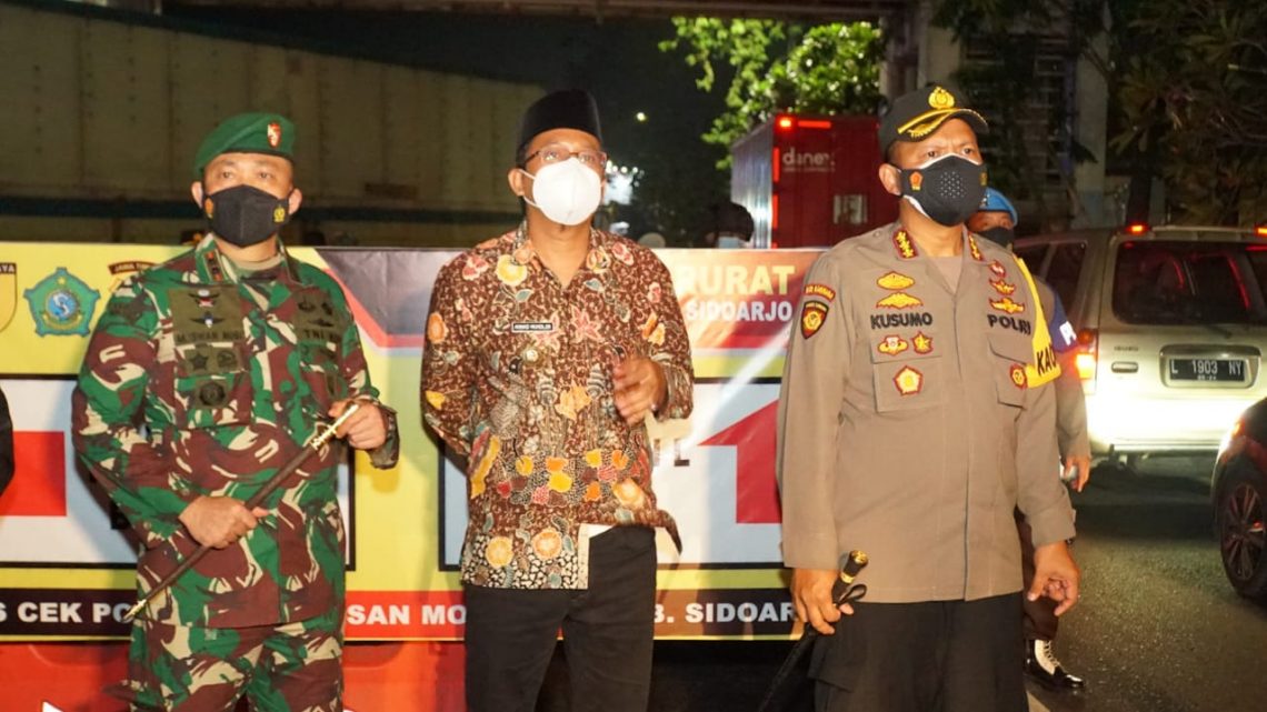 Forkompimda Sidoarjo Sidak Kerumunan Massa