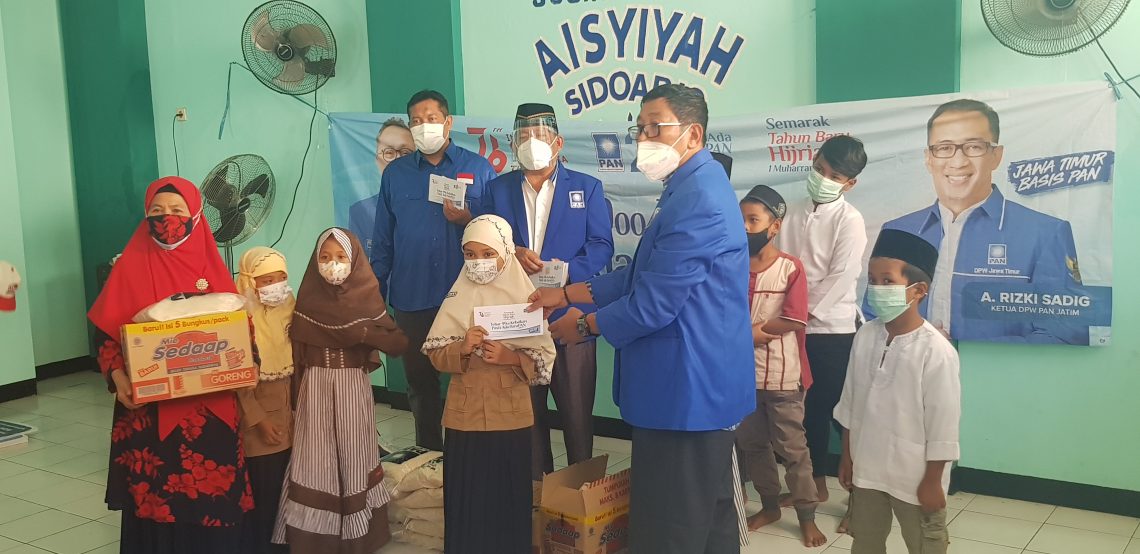 Geliat Bersedekah DPD PAN Sidoarjo Guna Mengakhiri Bencana