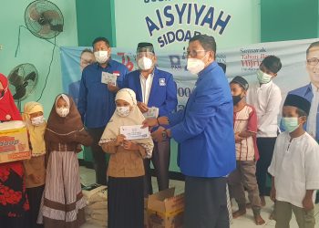 Geliat Bersedekah DPD PAN Sidoarjo Guna Mengakhiri Bencana
