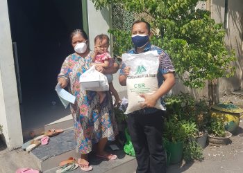 Megasurya Mas Bagikan 7000 Paket Sembako