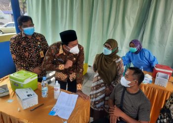 Bupati Muhdlor Hadiri Vaksinasi PD Aisyiyah di Tulangan
