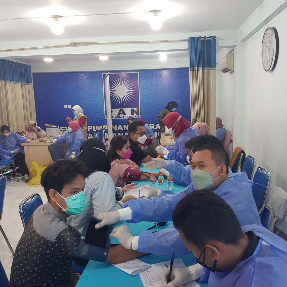 DPD PAN Sidoarjo Perkuat Vaksinasi Dosis Ke-2