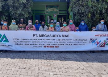 Di Masa Pandemi Covid, PT Megasurya Mas Malah Giat Bersosial