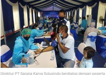 Bandel Lighting Tuntaskan Vaksinasi Dosis 2