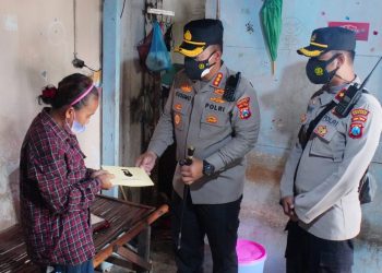 Kapolresta Sidoarjo Bantu Sekolah Anak Tak Mampu