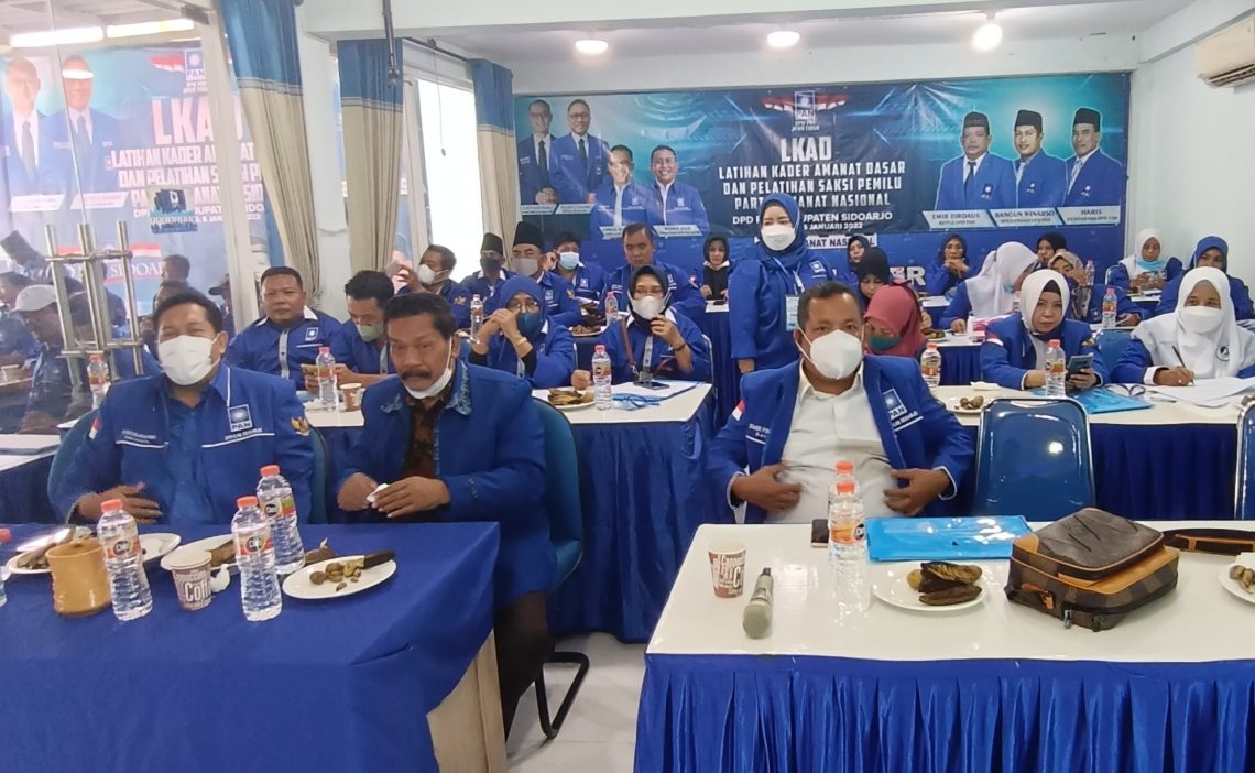 DPD PAN Sidoarjo Gelar Pelatihan Kader