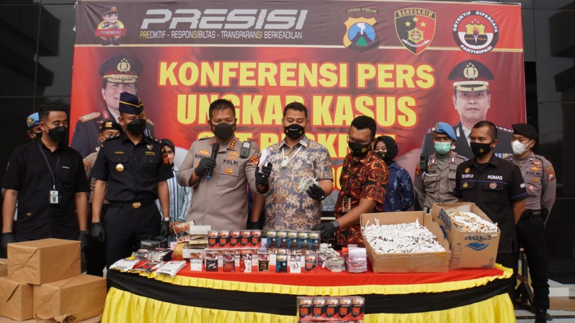 Bisnis Rokok Tanpa Cukai Dibongkar Polisi