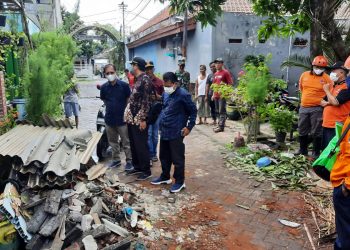 Komisi D dan BPBD Upayakan Bantuan Dini Korban Puting di Gedangan
