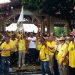 Bupati Muhdlor Ikut Ramaikan Gerak Jalan Golkar