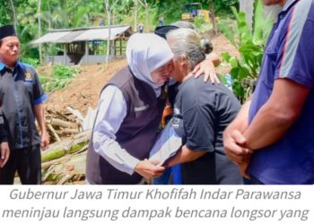 Gubernur Khofifah Minta Masyarakat Waspadai Bencana Alam