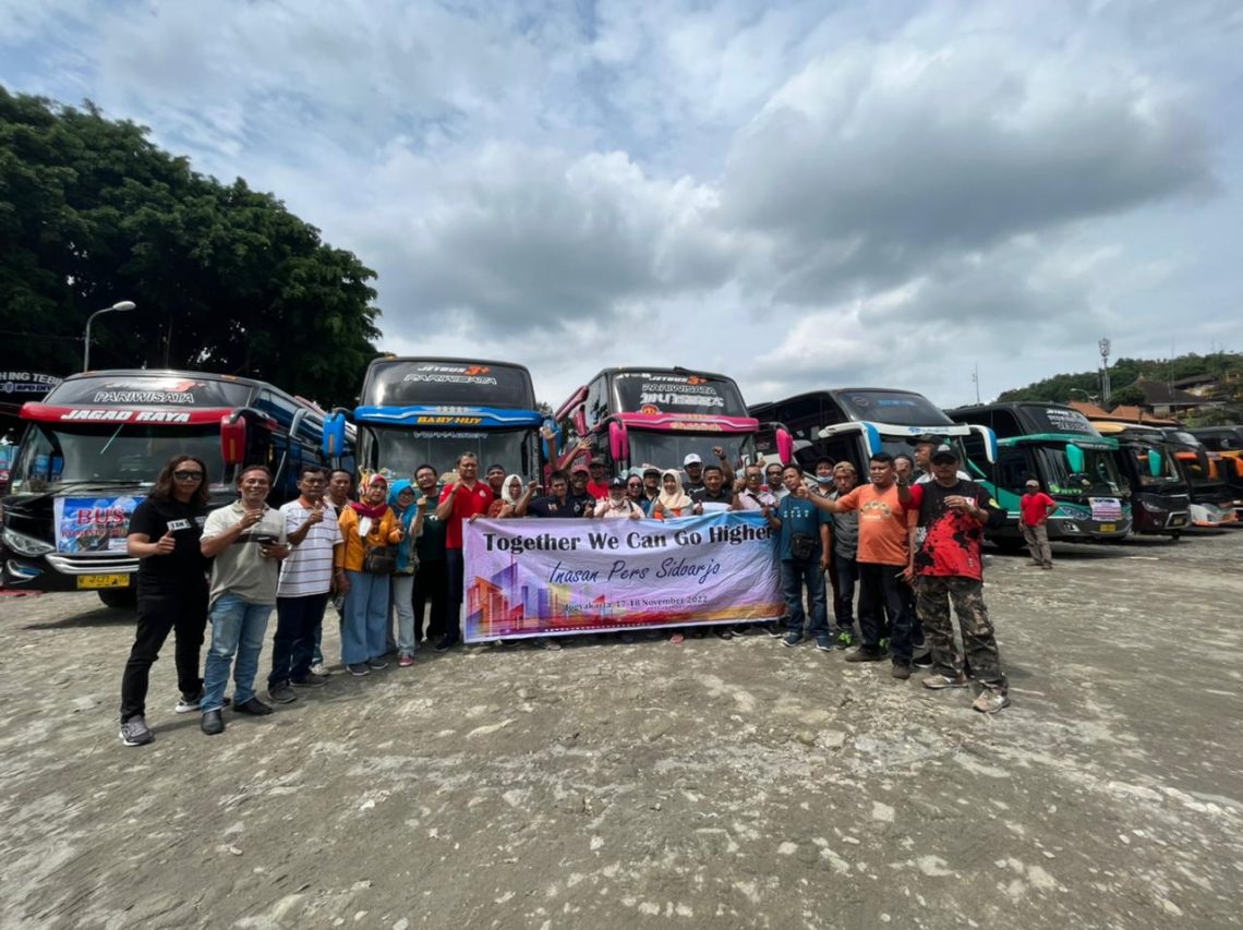 Wartawan Sidoarjo Terpuaskan Studi Banding di Jogja