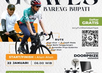 Bupati Muhdlor Ajak Masyarakat Gowes Bareng