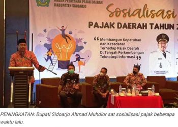 Pendapatan BPHTB Sidoarjo Melewat 100%