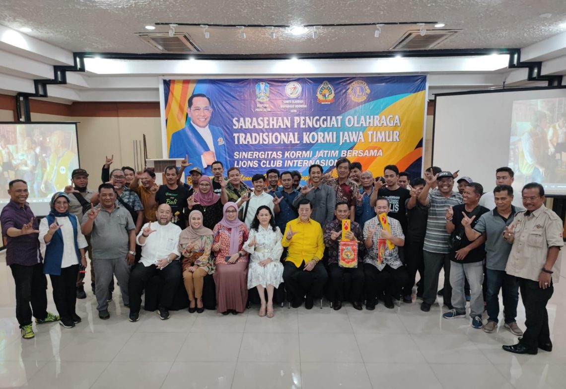 Hudiono di Daulat jadi Presiden Lions Club KORMI