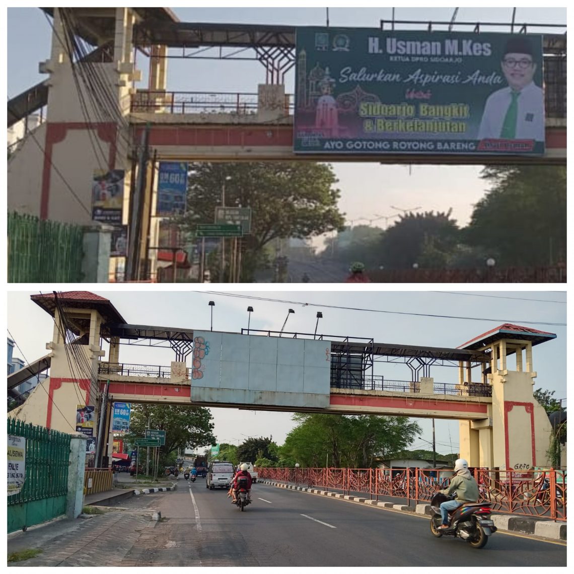 Tanpa Alasan Satpol PP Turunkan Baliho Ketua DPRD Sidoarjo