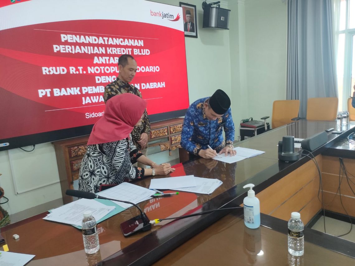 Bank Jatim Danai Pembangunan Gedung Terpadu RSUD Sidoarjo