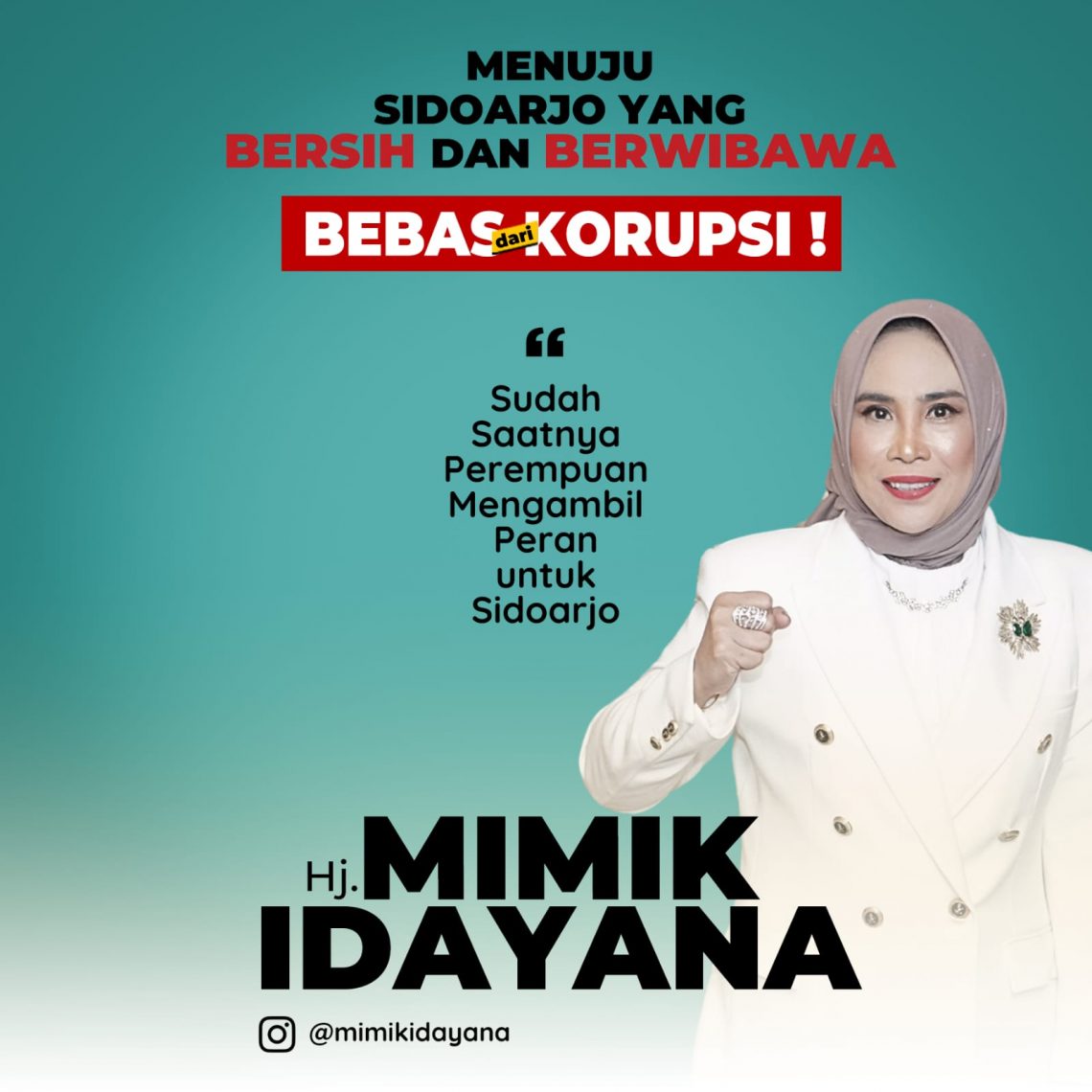 Mimik Idayana Pemerhati Sosial yang Rajin Turba