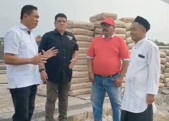 Abah Gik Bantu Progres Pembangunan Masjid Plumbungan