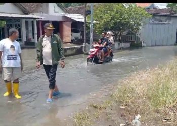 luapan Sungai Kedungnguling Kepung desa Kepunten