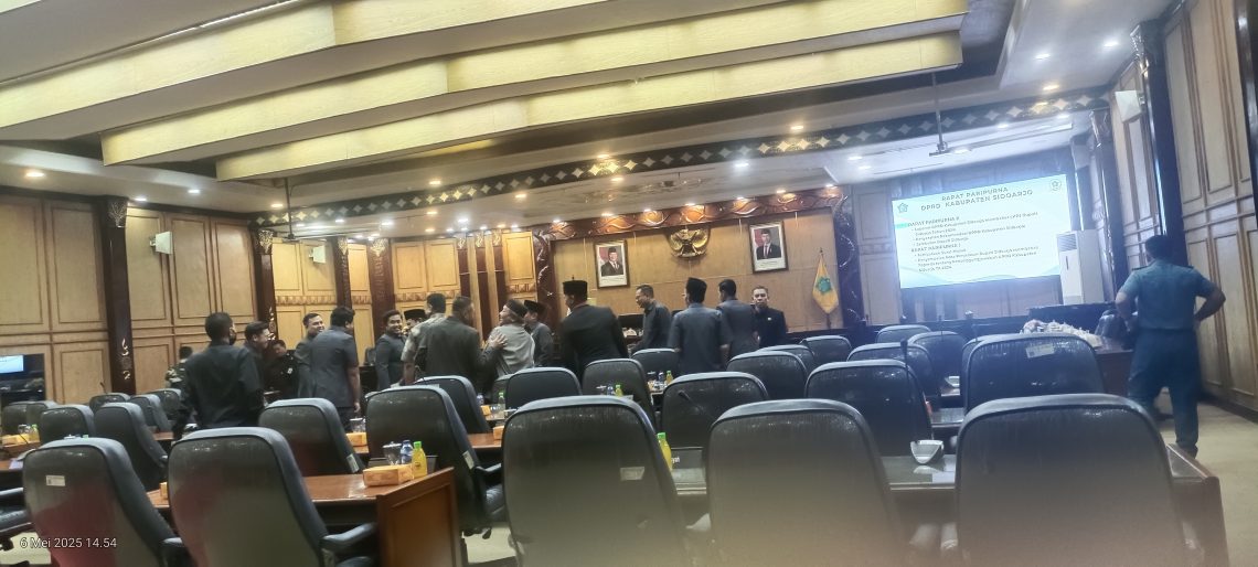 Paripurna DPRD Sidoarjo Hanya Dihadiri 16 Anggota