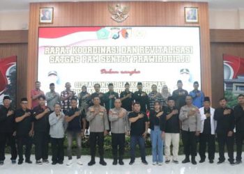 PAM Sentot Prawirodirjo Dikukuhkan Polres Sidoarjo
