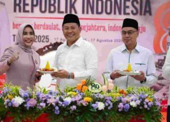 Tetap Meriah Meski Upacara Hari Kemerdekaan di Luar Alun-alun Sidoarjo