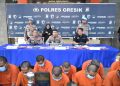 Polres Gresik Amankan 20 Tersangka