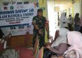 Pendampingan Kodim 0816/Sidoarjo dalam Safari KB di Tulangan