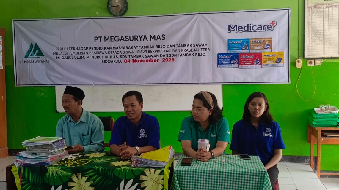 PT Megasurya Mas Persembahkan Beasiswa Pendidikan