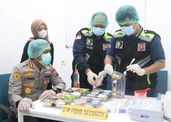 Kapolresta Sidoarjo Pastikan MBG Sesuai Standar Gizi