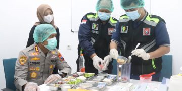 Kapolresta Sidoarjo Pastikan MBG Sesuai Standar Gizi