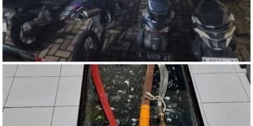 Diduga Gangster Prigen, 7 Pemuda Bersajam Diamankan