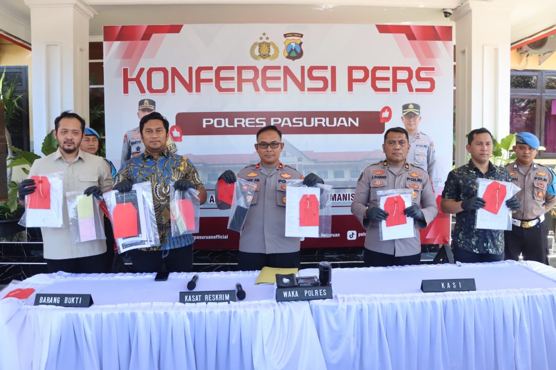 Polres Pasuruan Bekuk Pria Asal Pandaan Dengan  Bukti 118 Gram Sabu