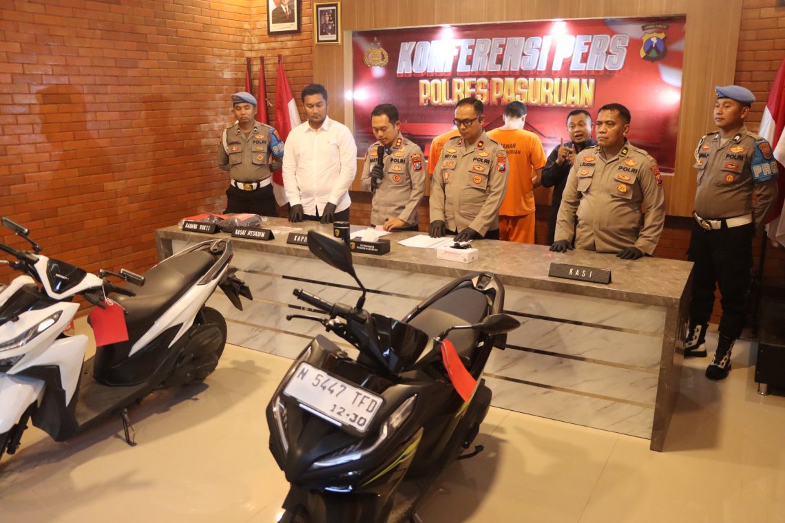 Polres Pasuruan Tangkap Pelaku Begal