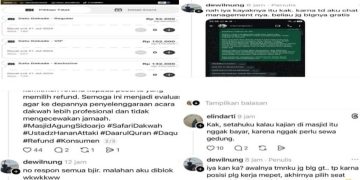 Jamaah Pengajian  Ajukan “Refund”
