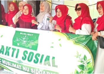 Hj Ainun Jariyah Pimpin PC Muslimat Sidoarjo ke Liponsos