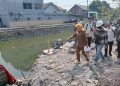 Wabup Marah Saat Sidak Perbaikan Rumah Pompa Sidokare