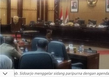 Banggar DPRD Sidoarjo, Laporkan Perubahan 2026